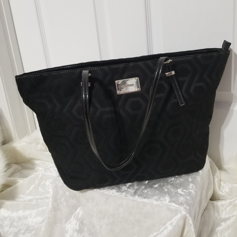 Nine West Black Design Tote Purse